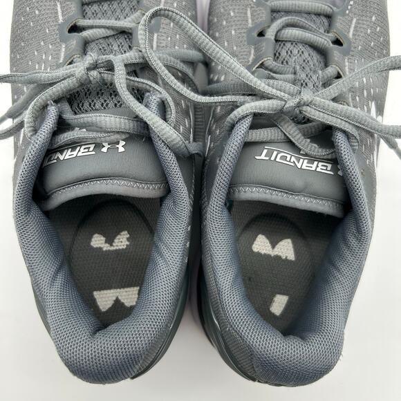 Under Armour Charged Bandit 4 Running Shoes Women's 8 Grey - Picture 7 of 9